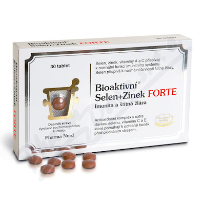Bioaktivní Selen+Zinek FORTE —30 tablet