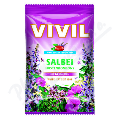Vivil Šalvěj+14 druhů bylinek bez cukru—60g