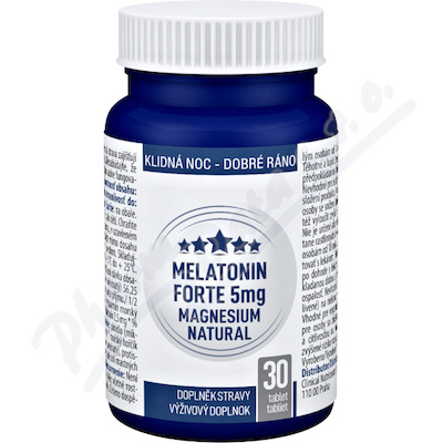 Melatonin Forte 5mg Magnesium Natural—30 tablet