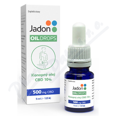 Jadon oil drops konopný olej CBD 10%—5 ml