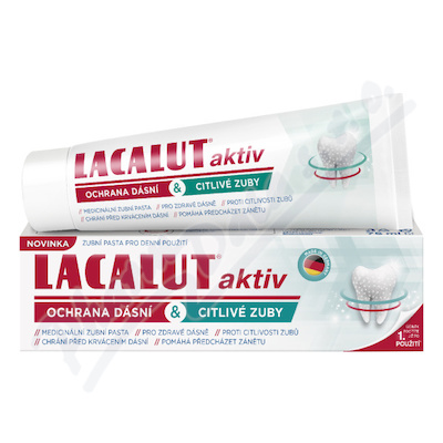 Lacalut Aktiv ochrana dásní&citlivé zuby—75 ml