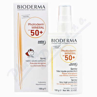 Bioderma Photoderm Mineral SPF 50+ Sprej 100 g