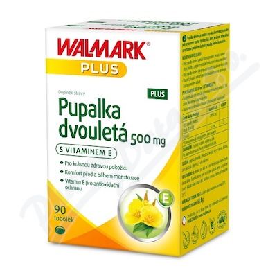 Walmark Pupalka 500mg s vitaminem E PLUS—90 tobolek