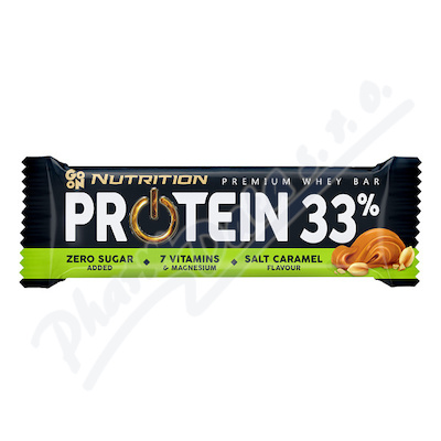 GO ON Proteinová tyčinka 33% slaný karamel —50g