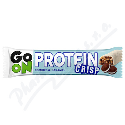 GO ON Proteinová tyčinka CRISP —cookies a karamel, 50g
