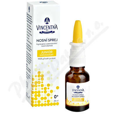 Vincentka nosní sprej JUNIOR hypotonický—25 ml