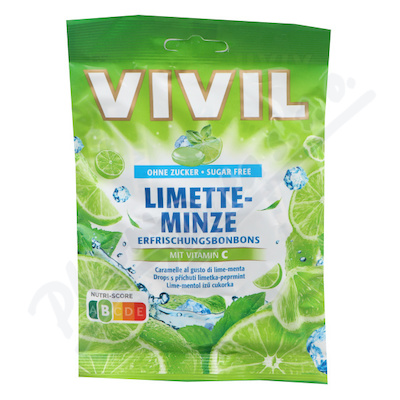 Vivil Limetka-peprmint+vit.C bez cukru—60g