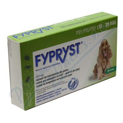 Fypryst Dogs 1 x 1.34 ml spot-on pro psy pro střední psy 10 - 20 kg