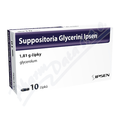 Suppositoria Glycerini Ipsen Glycerinové čípky—1,81g, 10ks