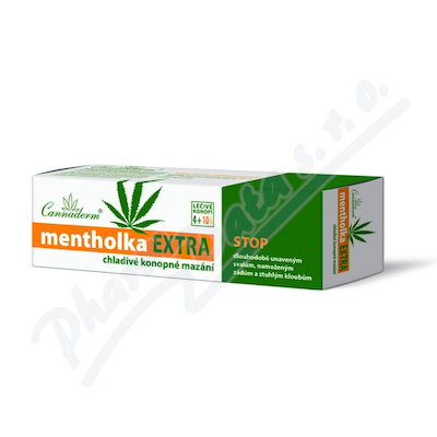 Cannaderm Mentholka EXTRA konopné mazání—150 ml