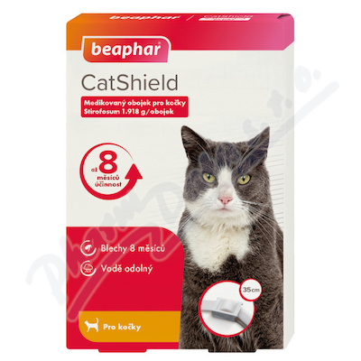 CatShield 1.918g medikovaný obojek pro kočky—35cm