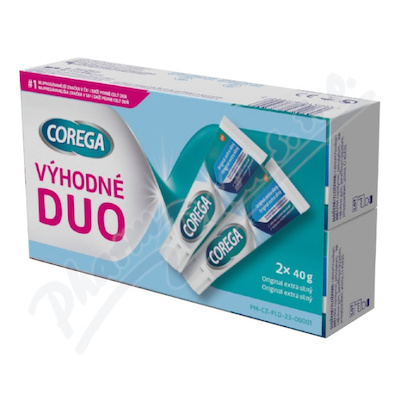 Corega Original extra silný fixační krém DUO —2x40g