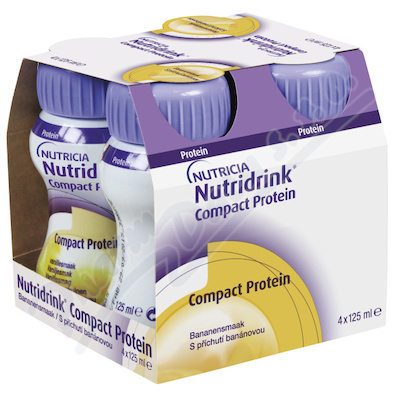 Nutridrink Compact Protein s banánovou příchutí —4x125ml