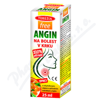 Terezia FreeAngin spray na bolest v krku—25 ml