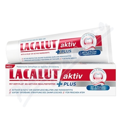 Lacalut Aktiv Plus zubní pasta —75ml