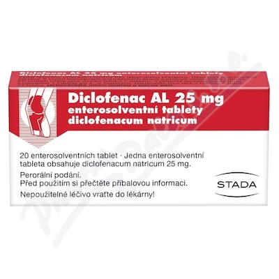 Diclofenac AL—25mg 20 tablet