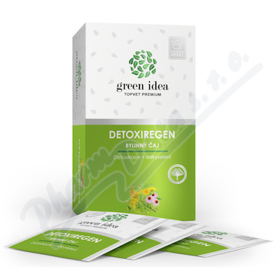 Green idea čaj bylinný Detoxiregen —20x1.5g