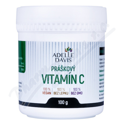 Adelle Davis Práškový vitamín C— 100g