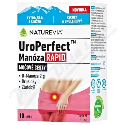 Swiss NatureVia UroPerfect Manóza Rapid—10 sáčků