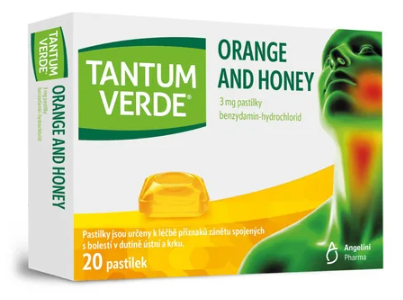 Tantum Verde Orange and Honey—20 pastilek