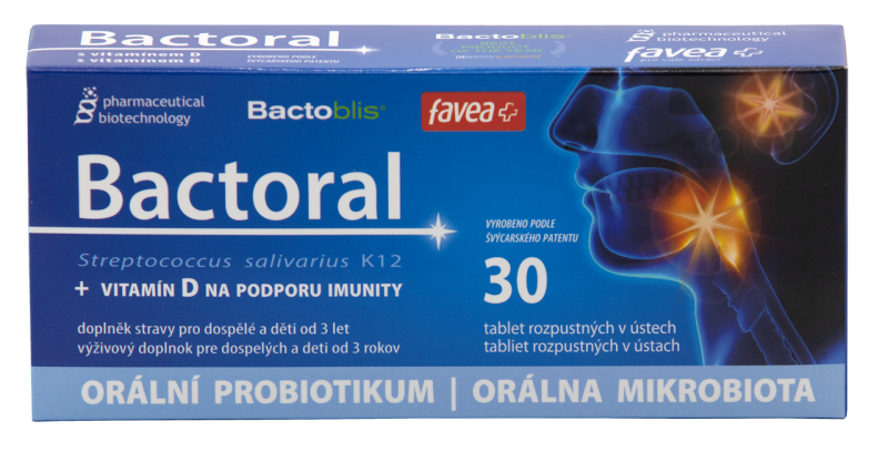 Bactoral s vitaminem D na podporu imunity —30 tablet