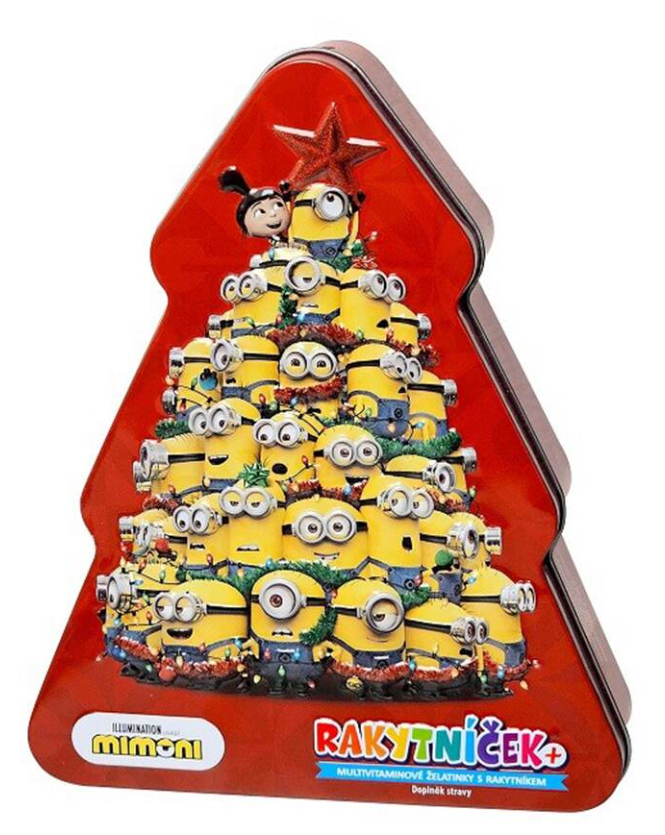 RAKYTNÍČEK+ želatinky Mimoni stromeček—50 ks 