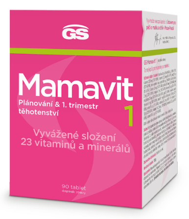 GS Mamavit 1 Plánování a 1.trimestr —90 tablet