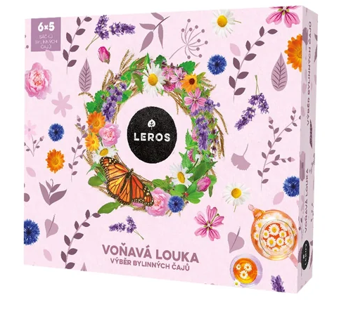 LEROS voňavá louka výběr bylinných čajů —6 x 5 sáčků
