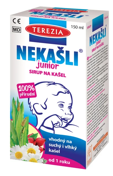 Terezia NEKAŠLI Junior přírodní bylinný sirup—150 ml