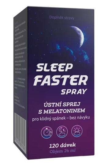 Sleep Faster ústní sprej s melatoninem —24 ml