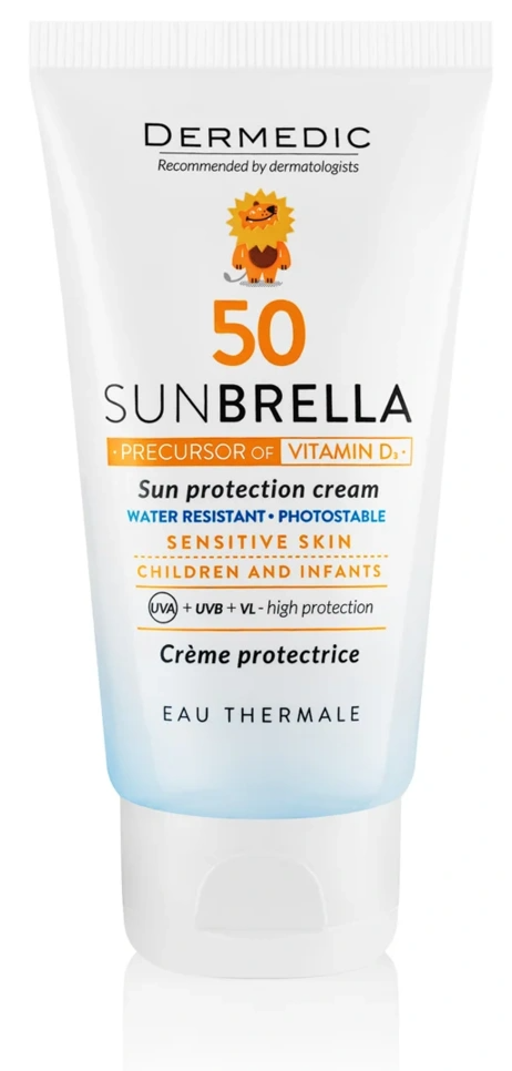 Dermedic Sunbrella Baby SPF 50—pleťový opalovací krém, 50 g