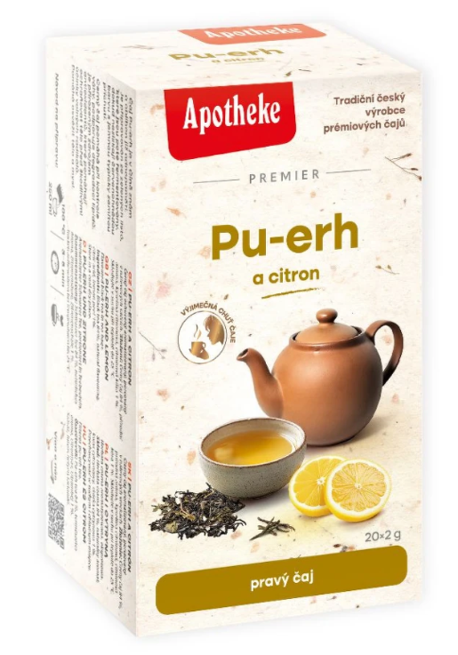 Apotheke Premier Pu-erh a citron —čaj 20x2g
