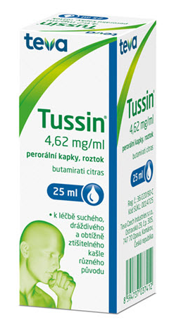 Tussin 4.62mg/ml—perorální kapky 25 ml