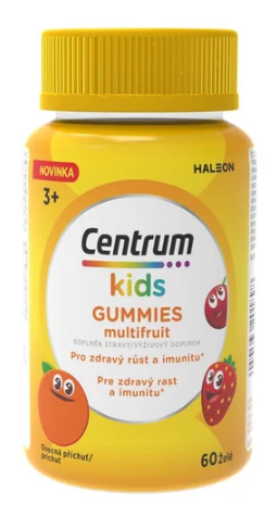 Centrum Kids Gummies multifruit —želé 60 ks