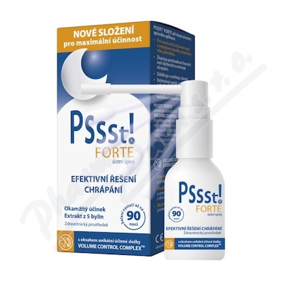 Pssst! FORTE ústní sprej proti chrápání—25 ml