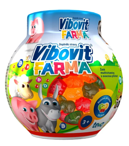 Vibovit FARMA—želé multivitamíny 50 ks