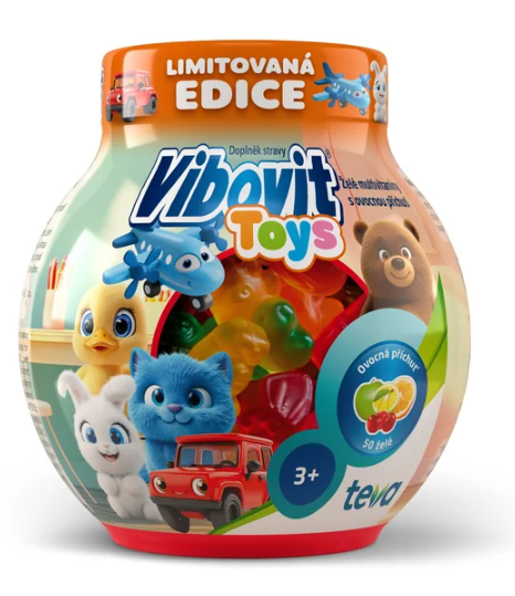 Vibovit Toys—želé multivitamíny 50 ks