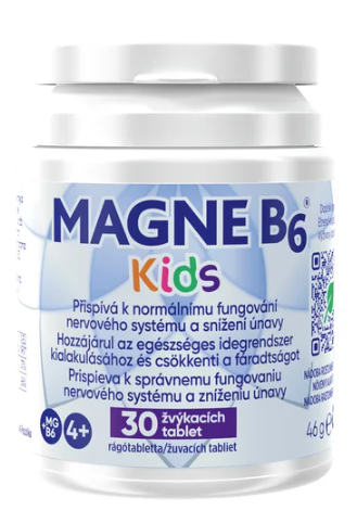 Magne B6 Kids—30 žvýkacích tablet