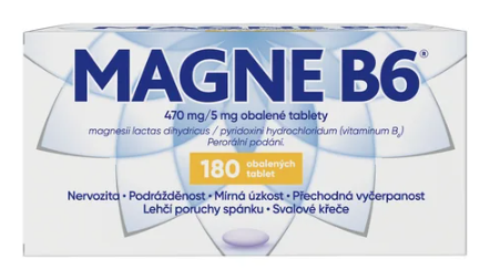 Magne B6 470 mg/5 mg—180 tablet