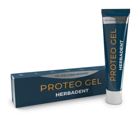 Herbadent Proteo—gel pod zubní náhrady 40 g