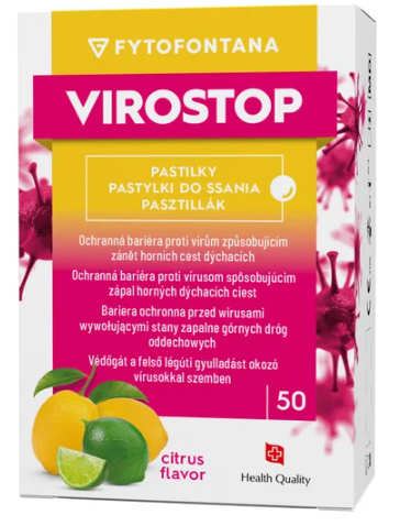 Virostop Pastilky citrus—50 ks