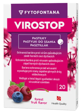 Virostop Pastilky lesní ovoce —20 ks