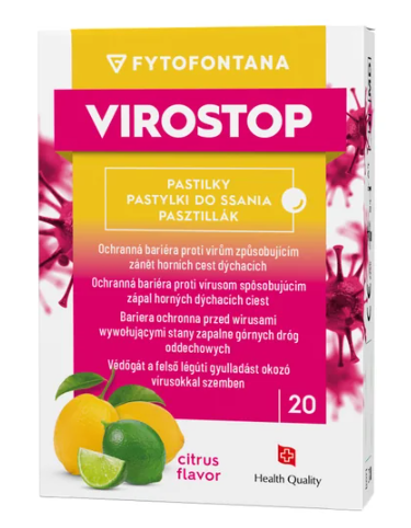 Virostop Pastilky citrus—20 ks