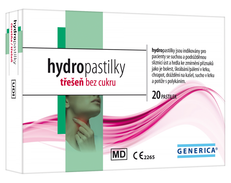 hydropastilky třešeň bez cukru 20ks Generica