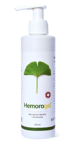 Hemorogel—mycí gel 200 ml