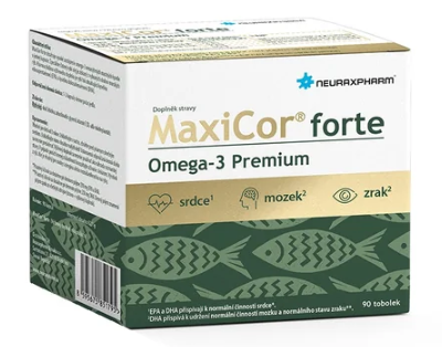 MaxiCor Forte Omega-3 Premium—90 tablet