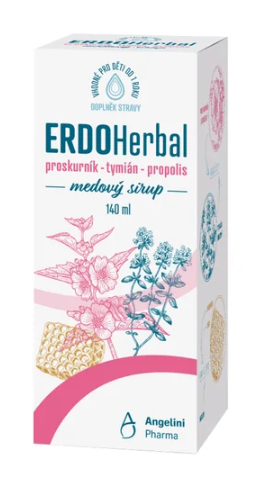ERDOHerbal medový sirup —140 ml