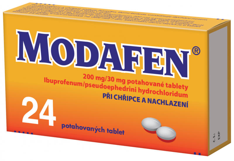 MODAFEN—200MG/30MG TBL FLM 24