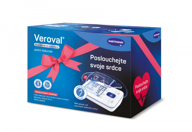 Tonometr VEROVAL Duo control connect dárkové bal.