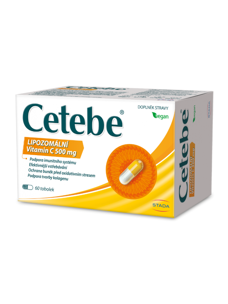 Cetebe lipozomální Vitamin C 500mg tob.60